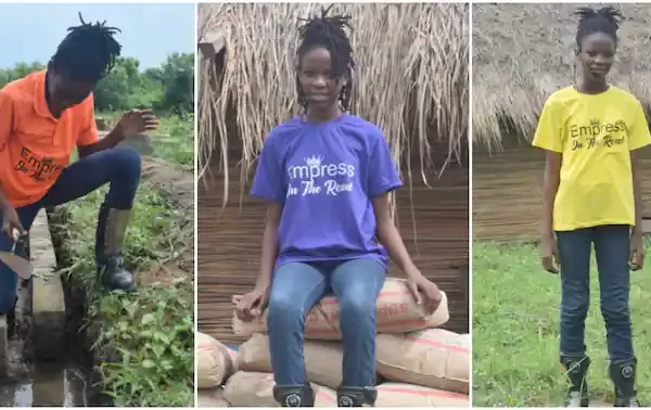 Meet Empress Esi The Ghanaian Girl Building Schools in Villages and Giving Joy to the Needy Through Charity