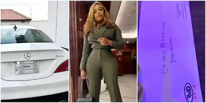 Blessing CEO Celebrates 34th Birthday With New Benz From IVD, Writes to Future Husband: “I Have a Lot for You”