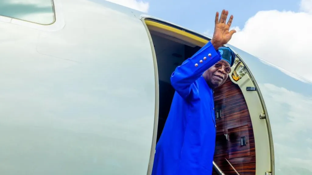 JUST IN: Tinubu departs Nigeria for the first time as president