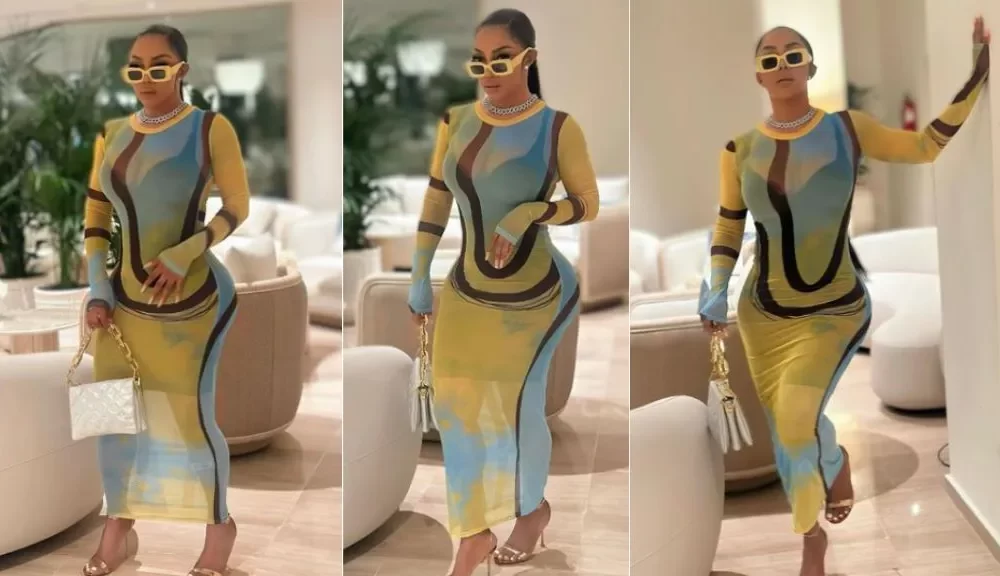 “You need a refund” – Netizens blast Toke Makinwa as she flaunts her enviable curves