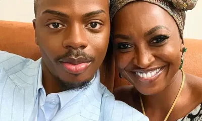 “Mother and son, see resemblance” — Enioluwa gushes as he strikes a pose with Kate Henshaw