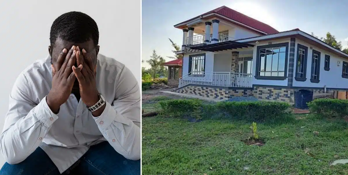 “He never set foot there” – Man dies immediately after the completion of his magnificent house