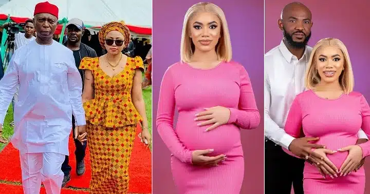 Regina Daniels set to be a grandmother as Ned Nwoko’s daughter announces pregnancy