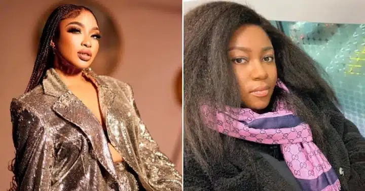 Tonto Dikeh reacts, shades Yvonne Nelson following allegation of having affair with Iyanya