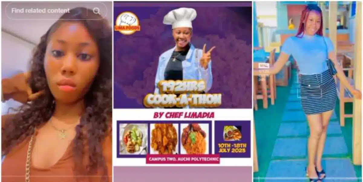 “I need your support” – Another Nigerian chef, Limadia from Kogi, set to begin 192-hour cook-a-thon (Video)