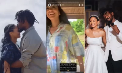 “Let’s accept this heartbreak in peace” – Reactions as Johnny Drille shares sweet video compilations of his wife