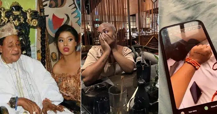 Late Alaafin of Oyo’s estranged wife, Queen Ola goes on date night with mystery lover (Photos)
