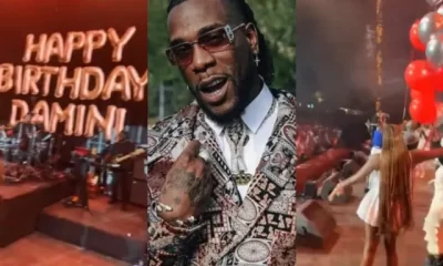 Burna Boy At 32: Burna Boy’s Family Surprise Him on Stage in Netherlands As He Clocks 32