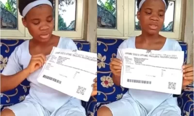 Manipulation Of Result: Joy Ejikeme Shares Video of Original Result She Printed from JAMB Portal